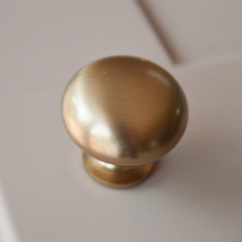 Fém bútorgomb, pezsgő színű 