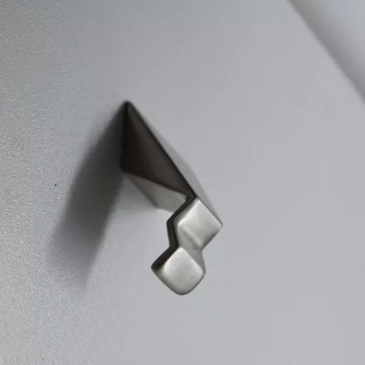 Metall-Möbelgriff, 16 mm Bohrungsabstand, Farbe nikkel -elox 
