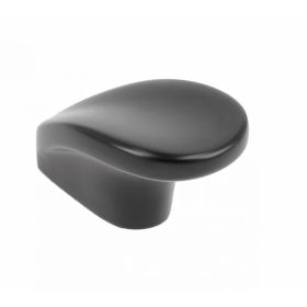 VENICE Fém bútorgomb, csepp formájú, matt fekete színű