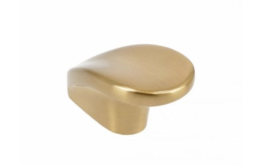 VENICE Möbelknopf aus Metall, Tropfenform, champagnerfarben