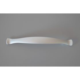   Fém bútorfogantyú, gyöngyházfényű króm, 128 mm furattávval
