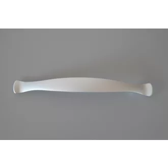   Fém bútorfogantyú, gyöngyházfényű króm, 128 mm furattávval