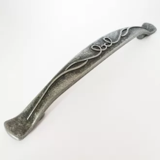 Möbelgriff aus Metall, Antikes Schwarz
