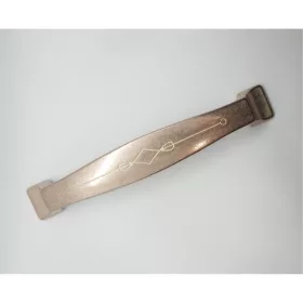 Antiker kupferfarbener Möbelgriff aus Metall