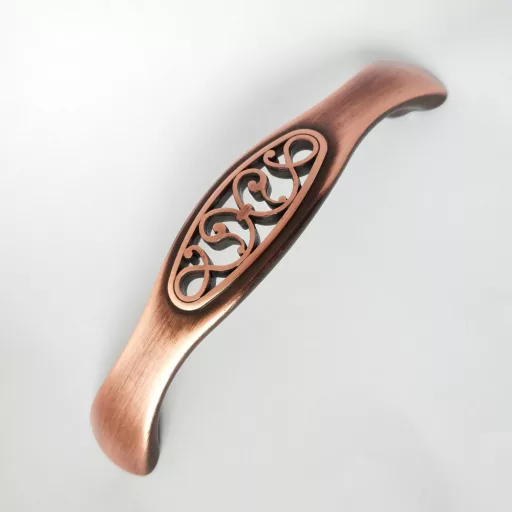 IT1021 Antikes Kupfer, rustikaler Stil, glänzend, 96 mm Lochabstand