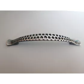 Möbelgriff aus Metall, antike Schwarz, 128 mm