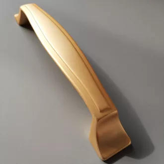 Metall-Möbelgriff, mattgold, 96 mm BA