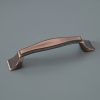 Fém bútorfogantyú, szatén réz színű, 96 mm furattávval