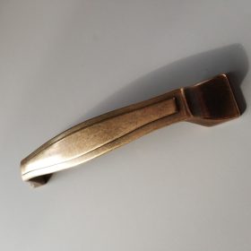 Metall-Möbelgriff, Bronze, 128 mm Bohrungsabstand