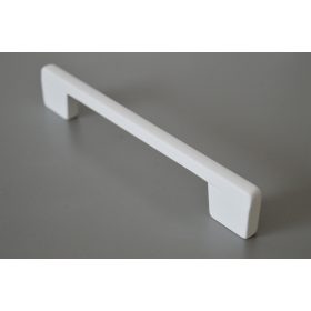   Fém bútorfogantyú, festett fehér színű, 128 és 160 mm furattávval 