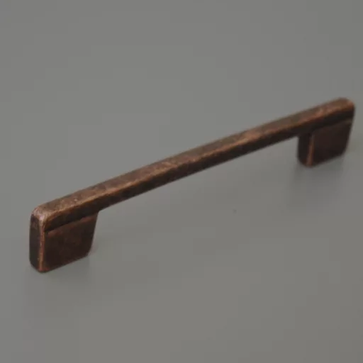 Möbelgriff aus Metall, Farbe Messing antik, mit 128 und 160 mm BA 