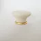 Metall-Porzellan-Möbelgriff Beige Farbe, Ovale