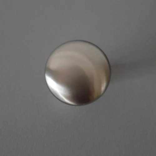 Satinierter verchromter Metallknauf Möbelgriff