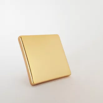 Rechteckiger Möbelgriff, matt gold
