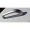 Möbelgriff aus Metall in Chrom matt