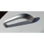 Möbelgriff aus Metall in Chrom matt