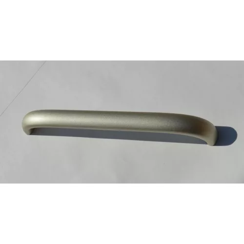 Möbelgriff aus Metall, matt vernickelt