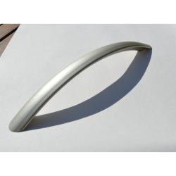 Metal furniture handle in matt nickel colour