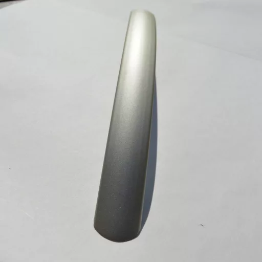 Möbelgriff aus Metall, Farbe Nickel matt, BA 288 mm, modern