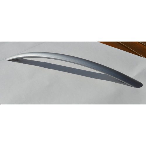 Metall-Möbelgriff, matt verchromt, Bohrungsabstand 288 mm, modern