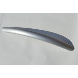 Metal furniture handle, matt chrome colour, 288 mm bore size