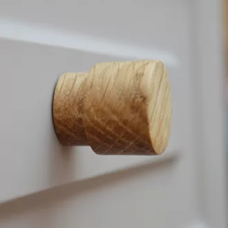 KIEL, Möbelknauf aus Holz, Eiche geölt