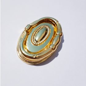 Fém bútorfogantyú, arany színű, 32 mm furattáv