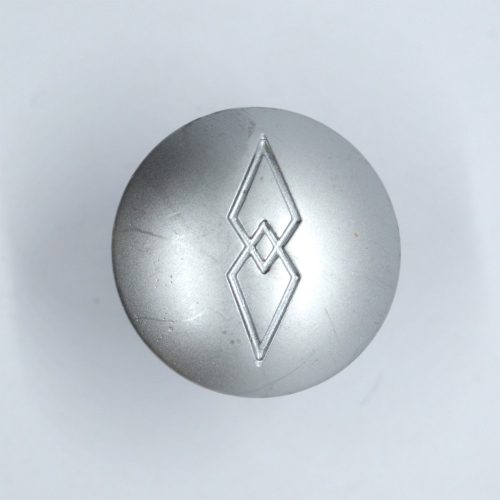 KZ015 bútorgomb, fém, matt króm színben