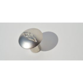 Fém bútorgomb, matt nikkel színű