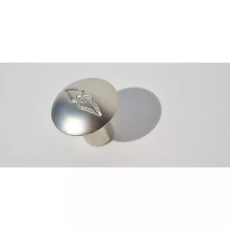 Klassischer Möbelknopf aus Metall in der Farbe Nickel matt