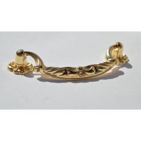   KZ279 Rusztikus fém bútorfogantyú, arany színű, 96 mm furattávval