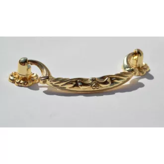 KZ279 Rustikaler Metallgriff, goldfarben, Lochabstand 96 mm