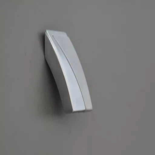 Möbelknopf aus Metall in Messing chrome - Chrom matt