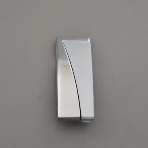 Möbelknopf aus Metall in Messing chrome - Chrom matt