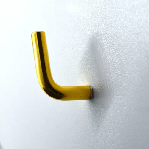 Metallzange, klein, goldglänzend