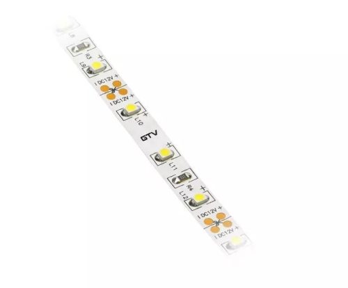 LD-2835-60-60-20-CCT LED szalag, változtatható színhőmérséklet, 600 LED/5 fm, 700lm/mN, 8 mm széles, 12V
