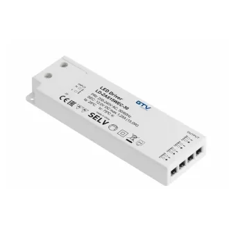   Tápegység LED 12V, 20W, IP20, 4 mini AMP csatlakozóval, 1,5fm kábellel, villásdugóval