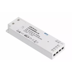   Tápegység LED 12V, 60W, IP20, 6 mini AMP csatlakozóval, 1,5fm kábellel, villásdugóval