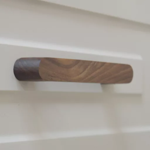 LelandDio_128, Holzgriff, geöltes Nussbaumholz, Lochabstand 128 mm