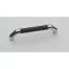 Kunststoff-Möbelgriff, Farbe silber-schwarz, Bohrung 96 mm