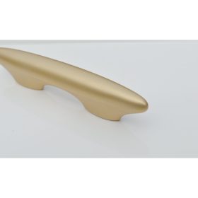   10 db Matt arany, műanyag bútorfogantyú, 64 mm furattáv, retro