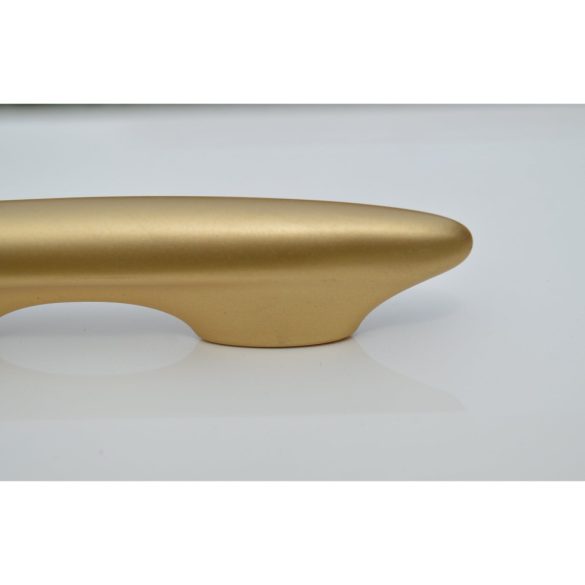 Matt arany, műanyag bútorfogantyú, 64 mm furattáv, retro