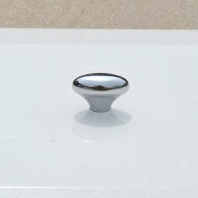 10 db Műanyag bútorgomb, króm színű