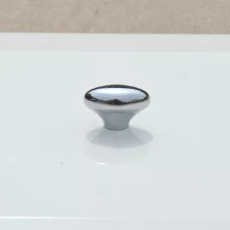 Retro-Möbelknopf aus chrom Kunststoff