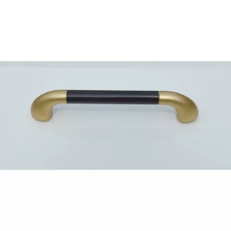 Mattes Gold - schwarze Farbe, Möbelgriff aus Kunststoff