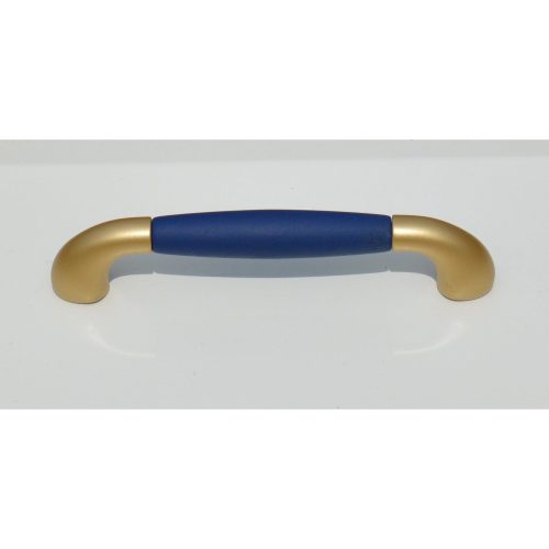 Mattes Gold - Farbe Samtblau, Möbelgriff aus Kunststoff