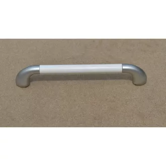 Mattes Silber - weißer Kunststoffgriff