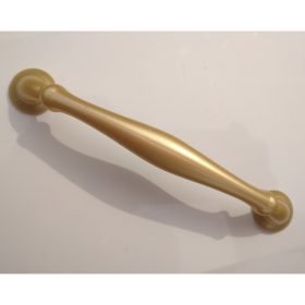   10 db Műanyag bútorfogantyú, matt arany színű, 128 mm furattávval