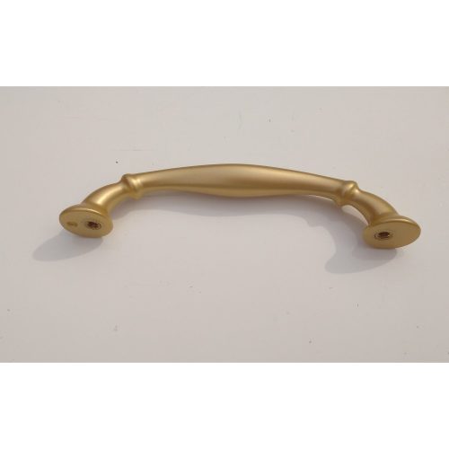 10 db Műanyag bútorfogantyú, matt arany színű, 128 mm furattávval