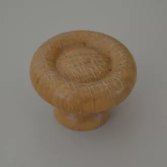 Eiche lackiert, Möbelknauf aus Massivholz 